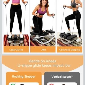NEW Fitness Stepper with Resistance Bands